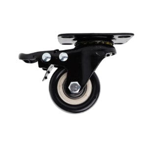 RODA CASTER TROLI 2 INCH HITAM PLAT REM